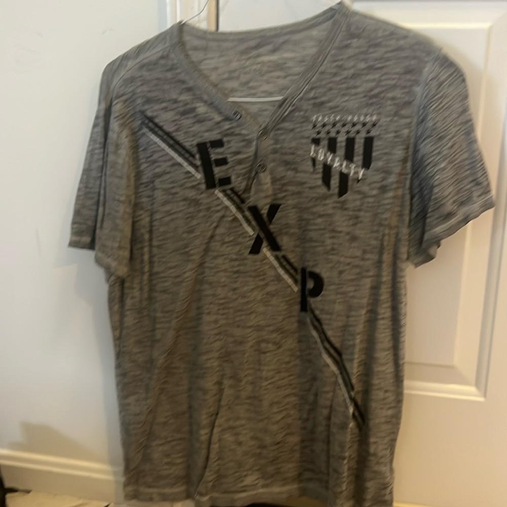 Gently worn Gray T-shirt v neck